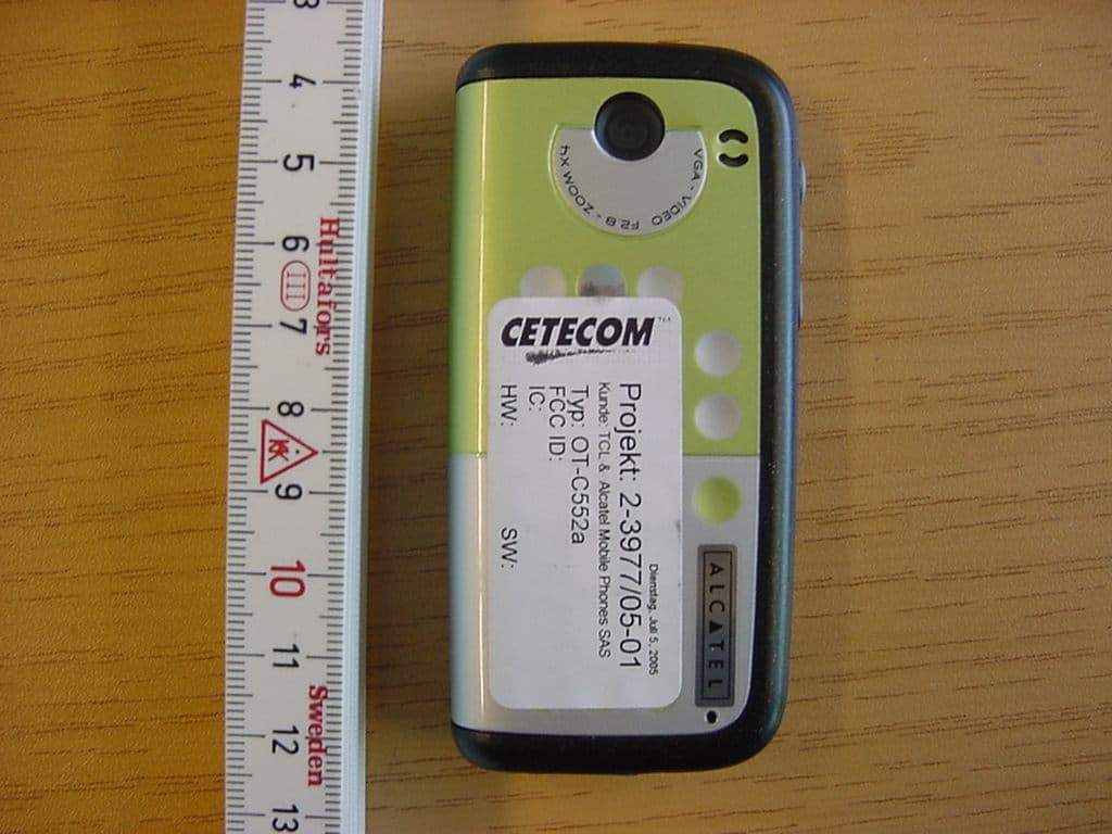 GSM 850/1900 Mobile Phone - FCC ID RAD015 - TCT Mobile Limited