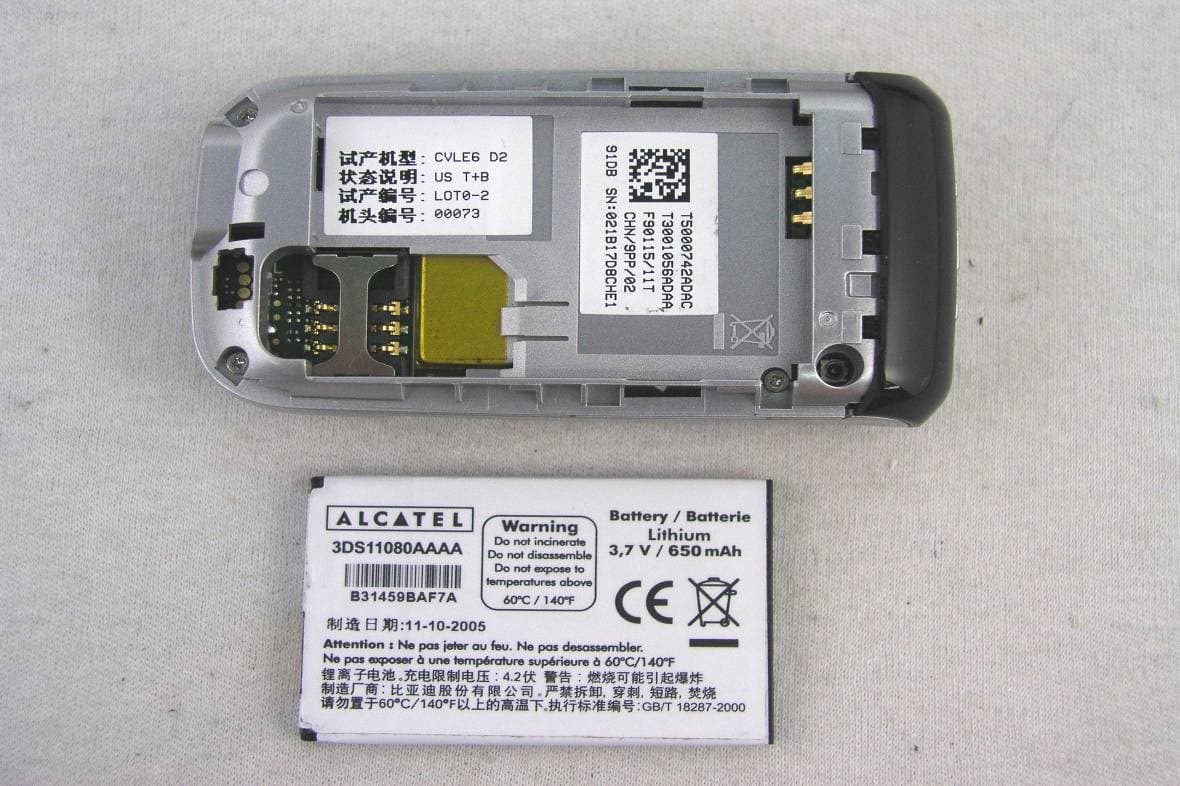 GSM 850 & PCS1900MHz MOBILE PHONE - FCC ID RAD050 - TCT Mobile Limited