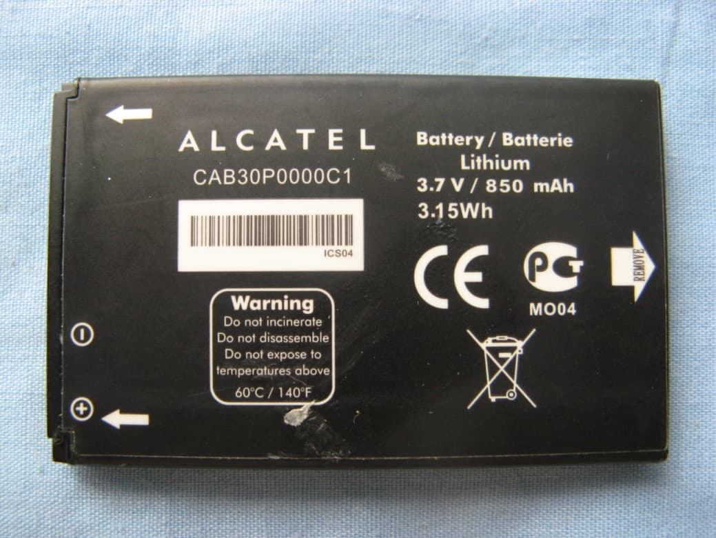 GSM/GPRS/EDGE 850/1900 dual band mobile phone - FCC ID RAD119 - TCT Mobile Limited (2)