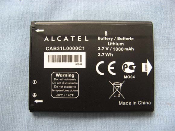 GSM/GPRS/EDGE 850/1900 dual band mobile phone - FCC ID RAD172 - TCT Mobile Limited (2)