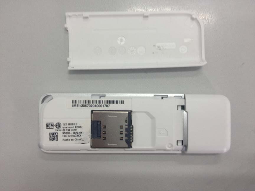 HSPA + USB Dongle - FCC ID RAD294 - TCT Mobile Limited
