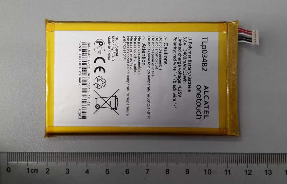 HSUPA/HSDPA/UMTS Triband / GSM quadband mobile phone - FCC ID RAD398 - TCT Mobile Limited (2)