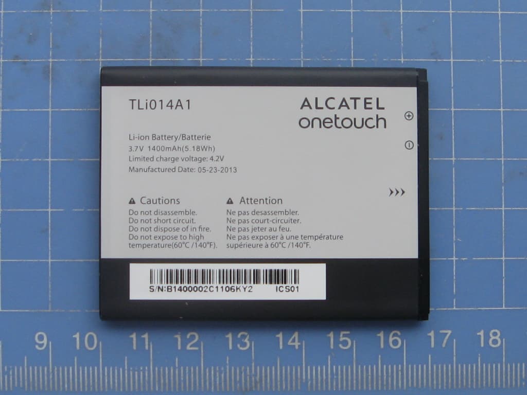 HSUPA/HSDPA/UMTS dual band/GSM quad-band mobile phone - FCC ID RAD436 - TCT Mobile Limited
