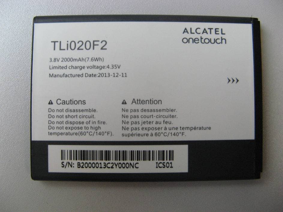 HSDPA/HSUPA/HSPA+/UMTS Quad bands / GSM quad bands/LTE 5 bands mobile phone - FCC ID RAD449 - TCT Mobile Limited (3)