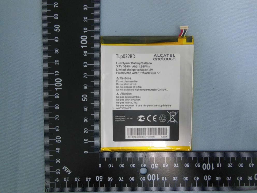 Tablet PC - FCC ID RAD451 - TCT Mobile Limited