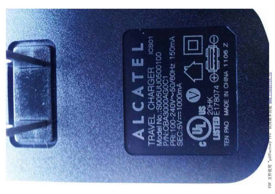 HSDPA/HSUPA/UMTS Tri bands / GSM quad bands / LTE 5 bands - FCC ID RAD468 - TCT Mobile Limited (5)