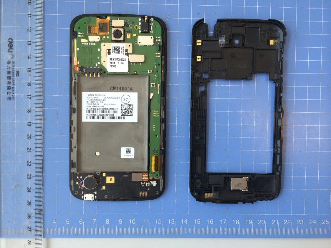 CDMA EVDO BC0/BC1 mobile phone - FCC ID RAD476 - TCT Mobile Limited