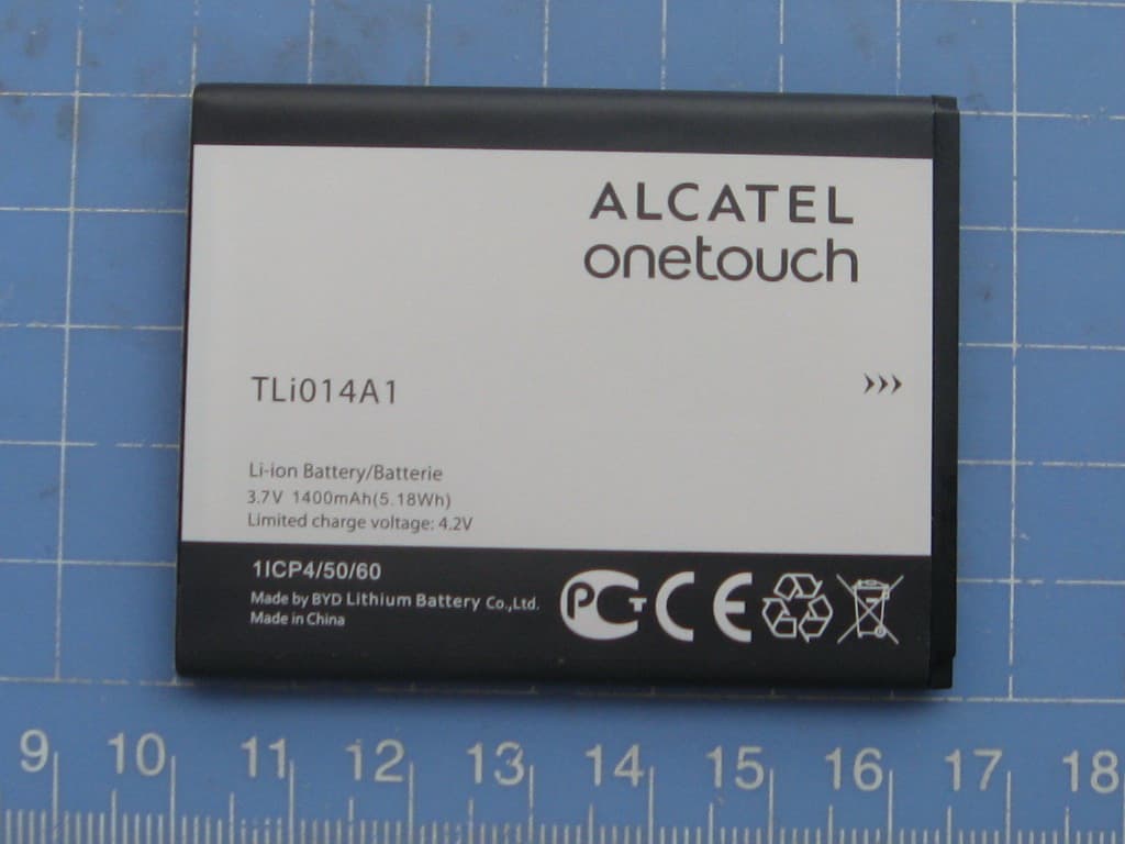 Mobile phone with GSM/GPRS/EDGE 850/1900, WCDMA/HSPA FDD II/IV/V, 802.11b/g/n, Bluetooth. - FCC ID RAD540 - TCT Mobile Limited (2)