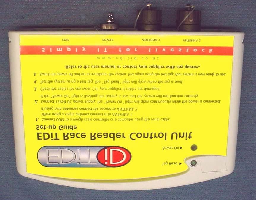 Tag Reader - FCC ID RAL-0101 - EDiT iD Ltd