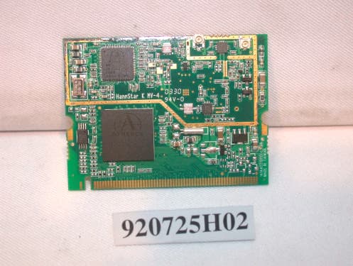 Wireless miniPCI 802.11 g/b adapter - FCC ID RAXWN4402AARC - Arcadyan Technology Corporation