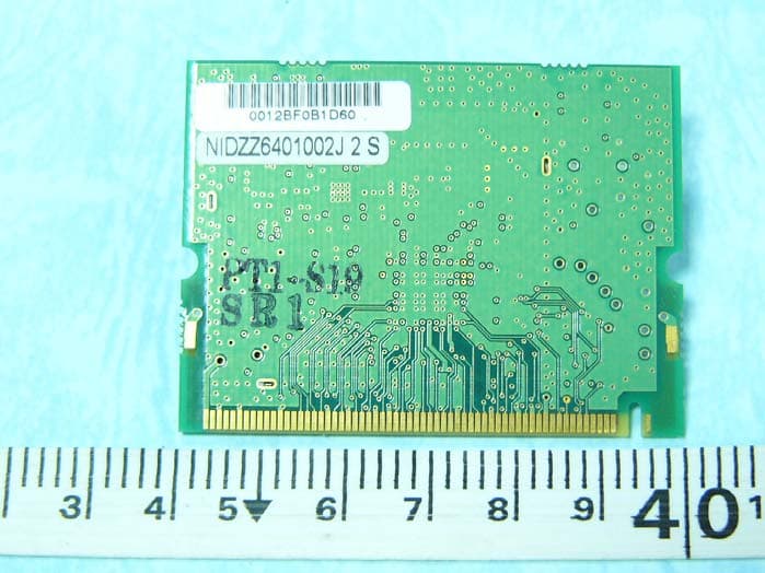 mini-PCI Wireless Module - FCC ID RAXWN6401F - Arcadyan Technology Corporation