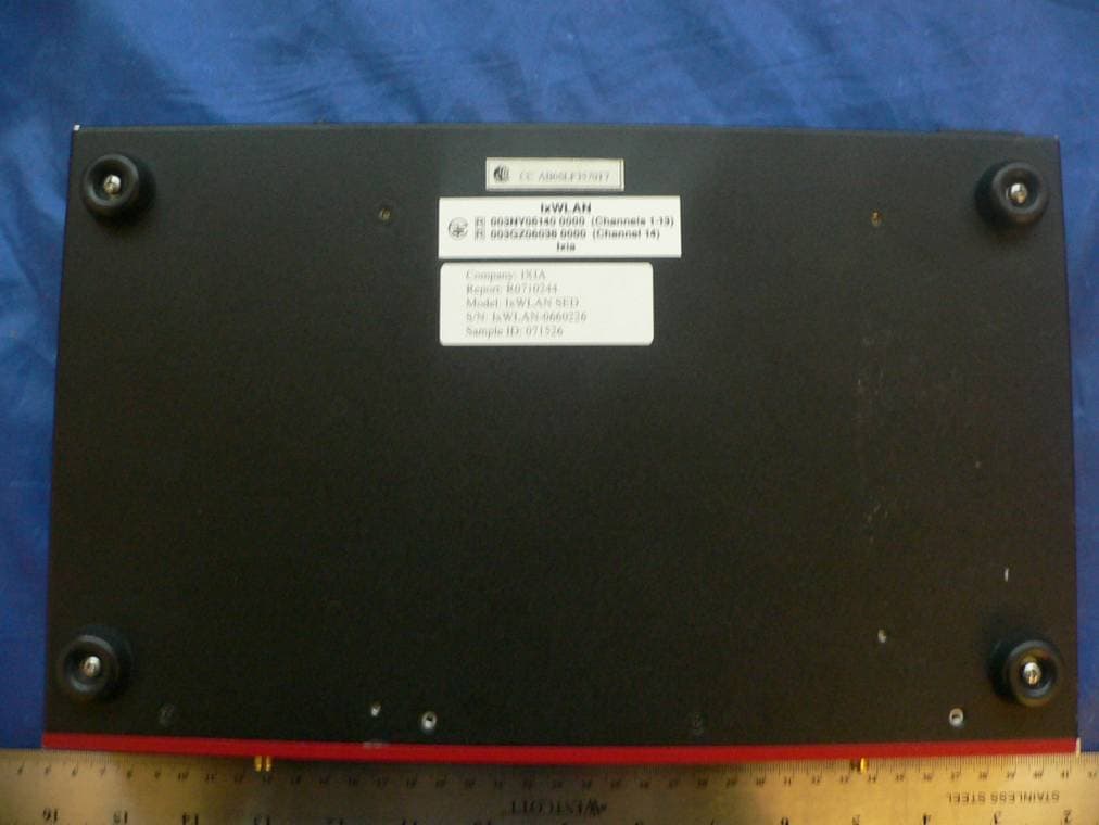 1xWLAN SED - FCC ID RCXEE11ABG5 - Ixia (5)