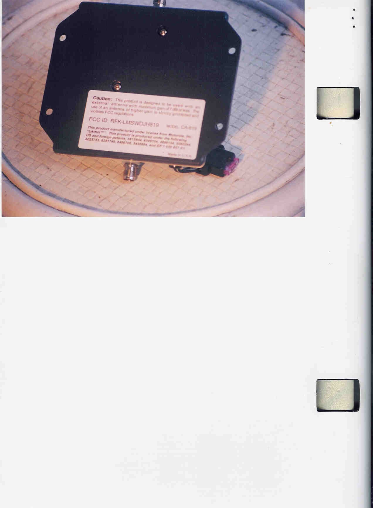 Single Channel Power Amplifier - FCC ID RFK-LMSWDJH819 - Intelligent Wireless Products Inc. (4)