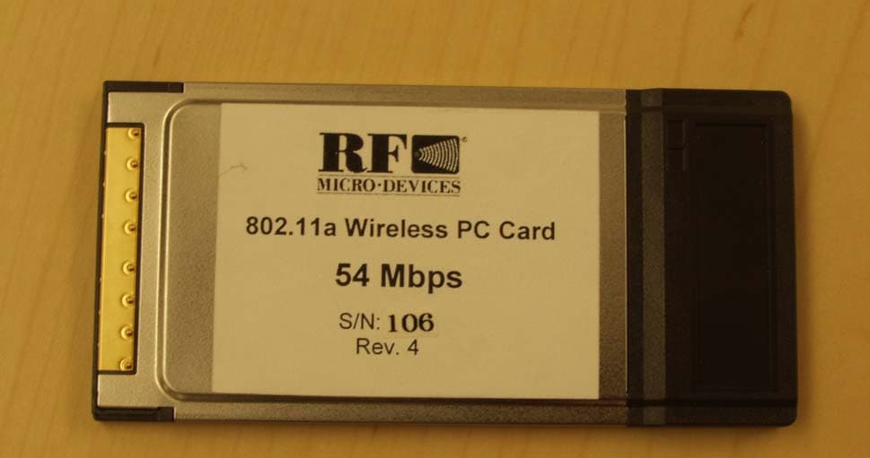 802.11a CardBus Card - FCC ID RFN5405RDK0401 - RF Micro Devices, Inc. (2)