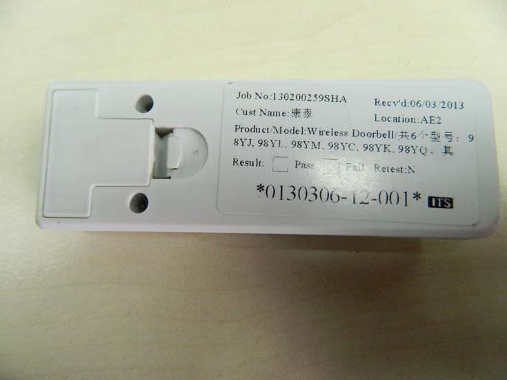 Remote control transmitter - FCC ID RHT123 - Kangtai Electric Co.,ltd