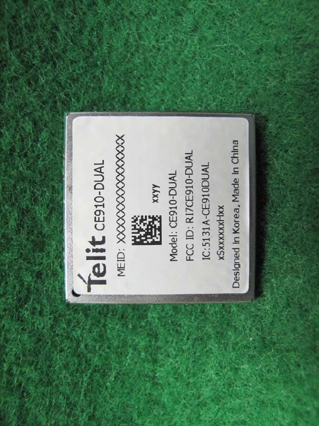 DUAL BAND CDMA MODULE - FCC ID RI7CE910-DUAL - Telit Communications S.p.A. (2)