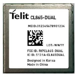 CDMA 1x Module - FCC ID RI7CL865-DUAL - Telit Communications S.p.A. (3)