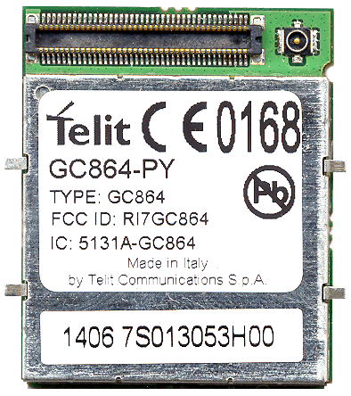Quad-Band GSM/GPRS module - Type: GC864 - FCC ID RI7GC864 - Telit Communications S.p.A. (2)