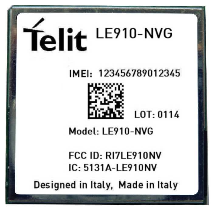 LTE/3G Module - FCC ID RI7LE910NV - Telit Communications S.p.A. (4)