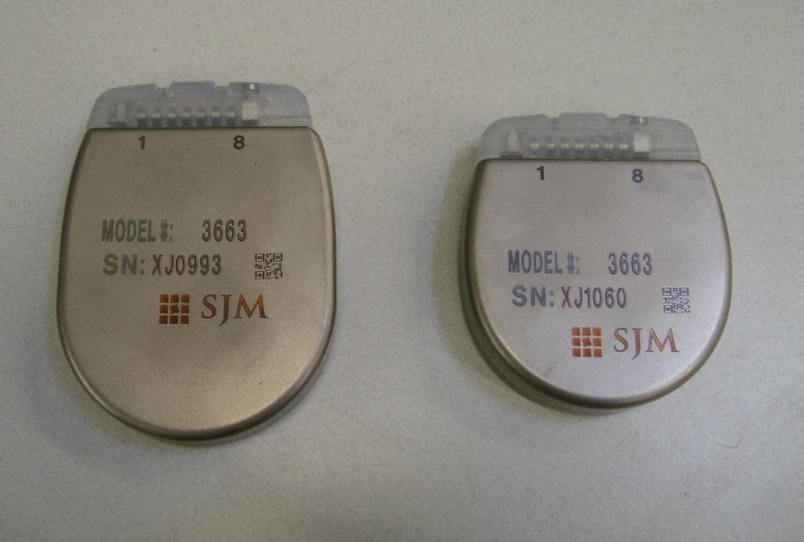 IPG with Bluetooth radio - FCC ID RIASJMRFC - St. Jude Medical