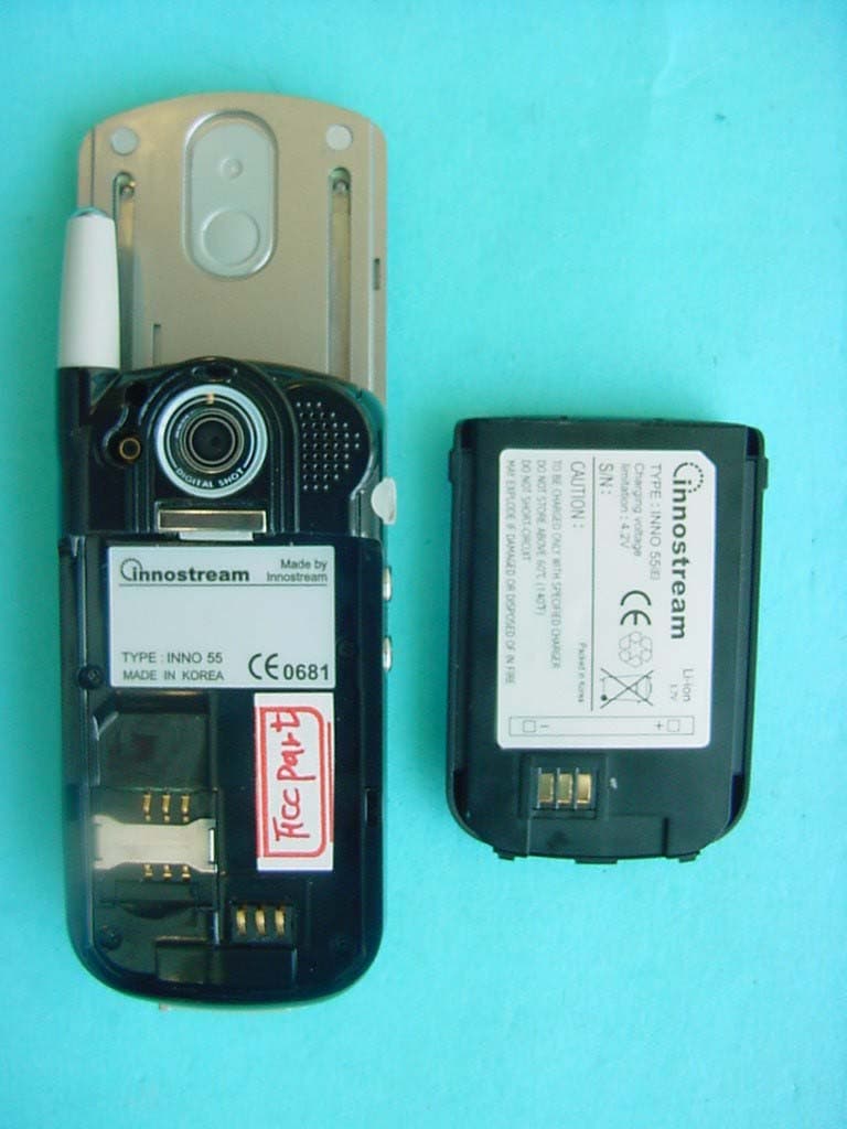 GSM 900/1800/1900 Mobile Phone - FCC ID RJAINNO55 - Innostream Inc. (2)