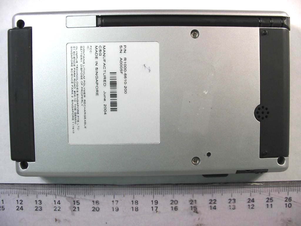 PDA WITH BLUETOOTH DEVICE - FCC ID RKS-R1001 - Olympus Technologies Singapore Pte Ltd (3)