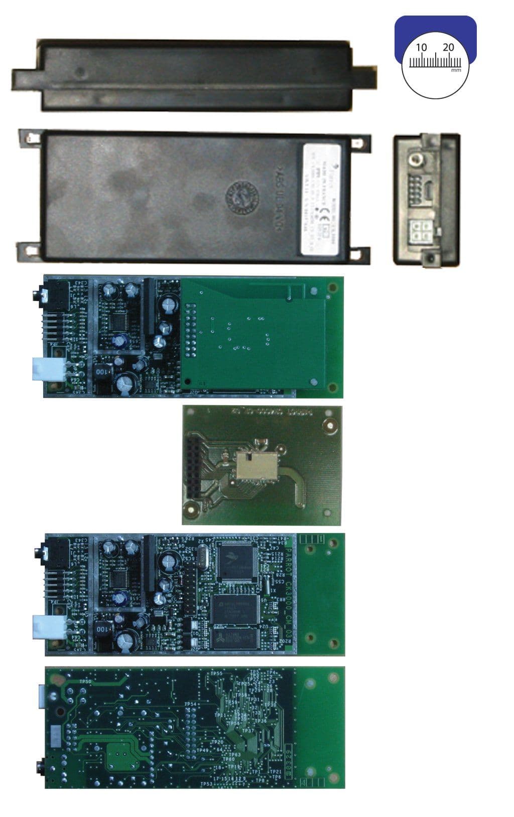 HAND'S FREE CAR KIT - FCC ID RKXCK3000 - PARROT