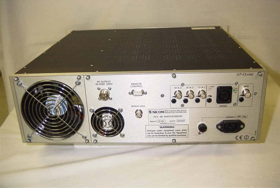 NT 250 W FM EXCITER - FCC ID RMYNT250FP03 - NiCOM USA