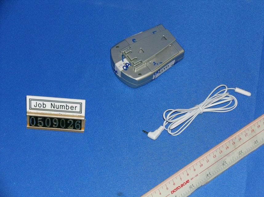 Wireless Outdoor Thermometer - FCC ID RNE75321A1 - Chaney Instrument Co.