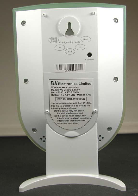 Wireless Weather Station - FCC ID RNT-WS250US - eQ-3 Limited (2)