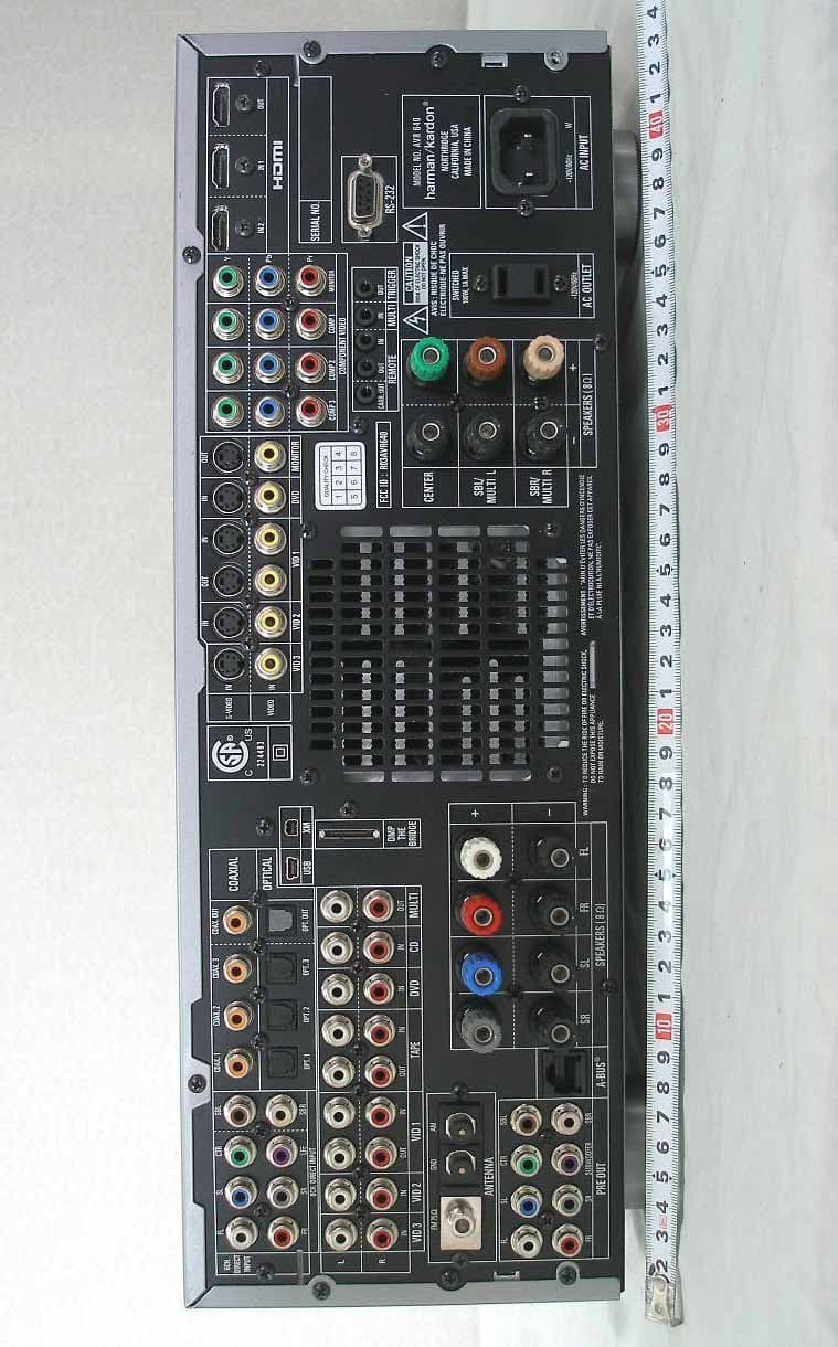 AV RECEIVER - FCC ID RO3AVR645 - Woori Technology Inc