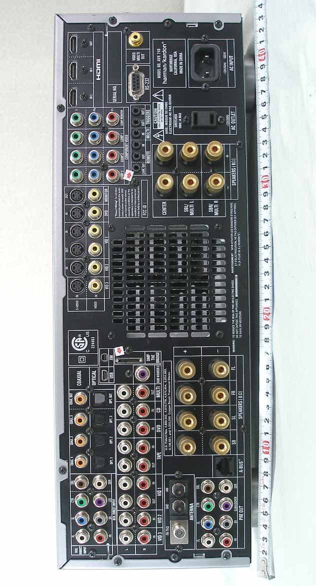 AV RECEIVER - FCC ID RO3AVR745 - Woori Technology Inc