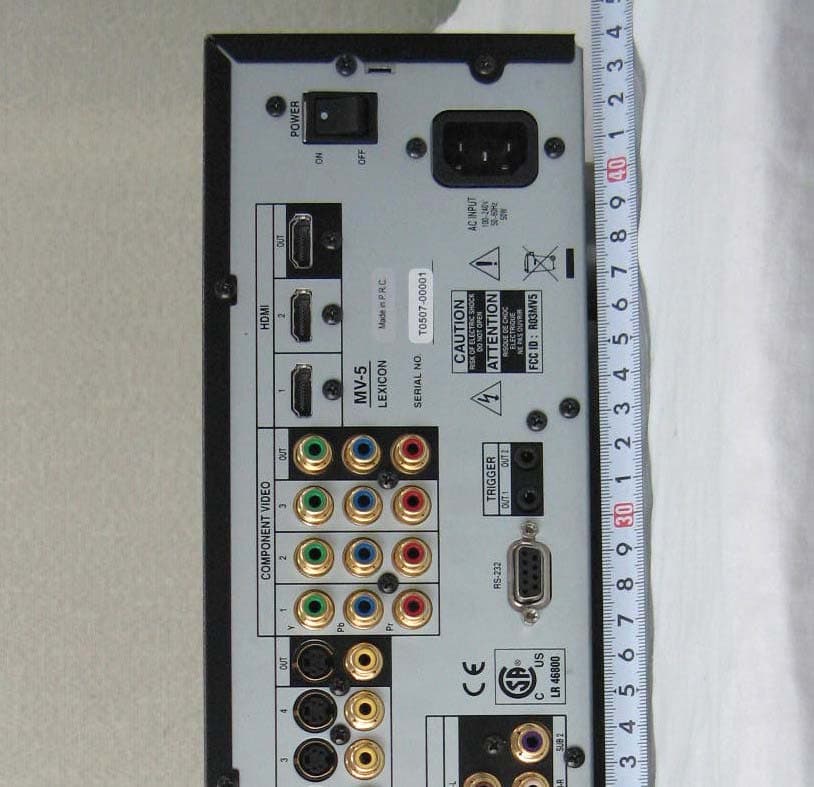 AV Processor Preamplifier - FCC ID RO3MV-5 - Woori Technology Inc (3)