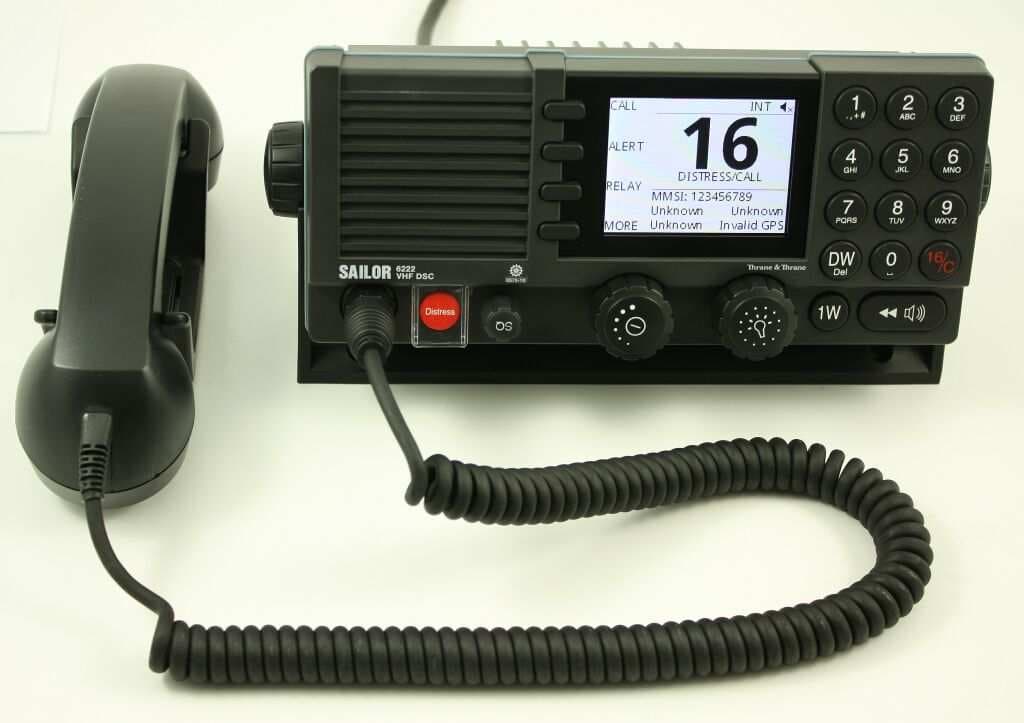 SAILOR 6222 VHF DSC class A for GMDSS - FCC ID ROJ6222 - Thrane & Thrane A/S