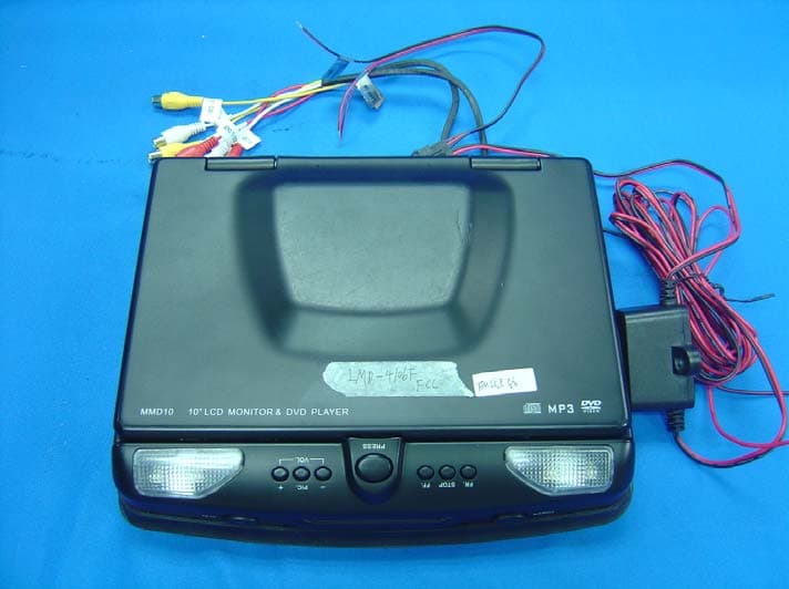 Roof Mount 10" Drop Down LCD Monitor / DVD Player - FCC ID RR84106 - Action Technology (Shenzhen) Co., Ltd. (4)