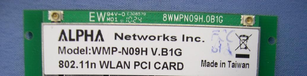 Wireless Mini PCI Adapter - FCC ID RRKWMPN09HB1 - Alpha Networks Inc. (5)