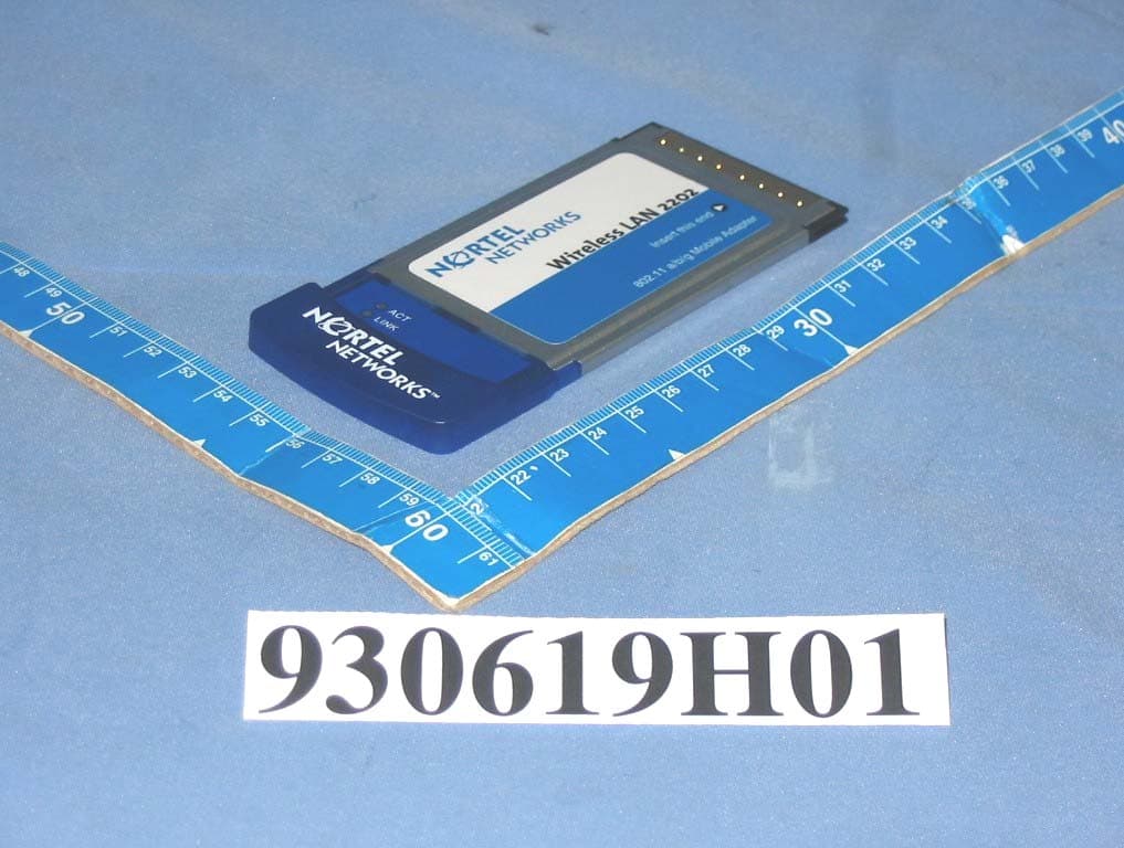 Nortel Networks WLAN-Mobile Adapter 2202 - FCC ID RVW2202ABG - Nortel Networks, Inc.