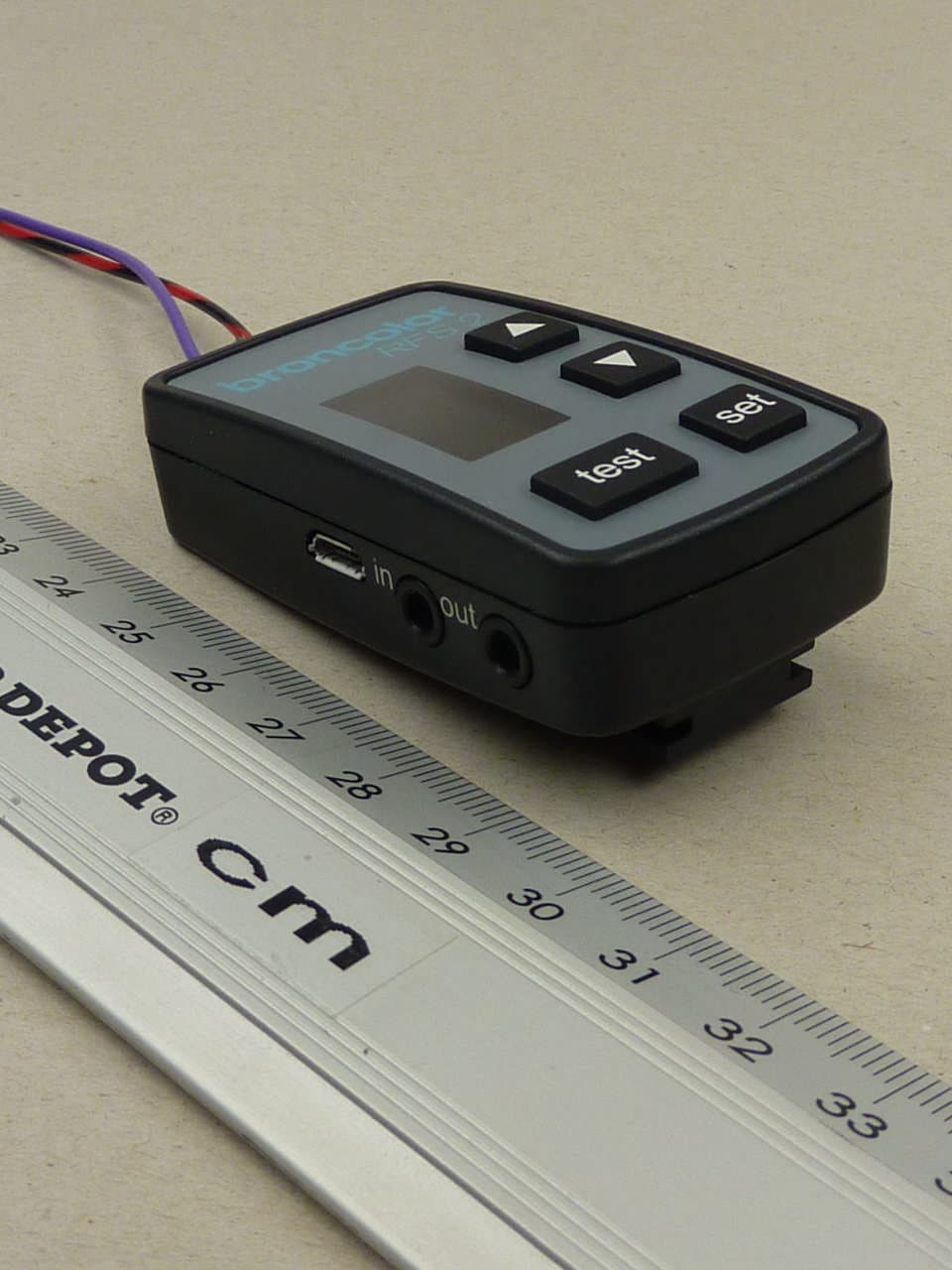 Remote Control for Flashlights - FCC ID RW3RFS24 - Bron Elektronik AG