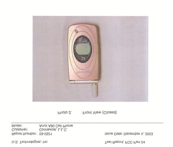 PCS GSM/GPRS Handset - FCC ID RWZAMOIA90 - AMOI Electronics Co., Ltd. (2)