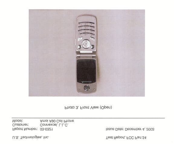 PCS GSM/GPRS Handset - FCC ID RWZAMOIA90 - AMOI Electronics Co., Ltd. (4)