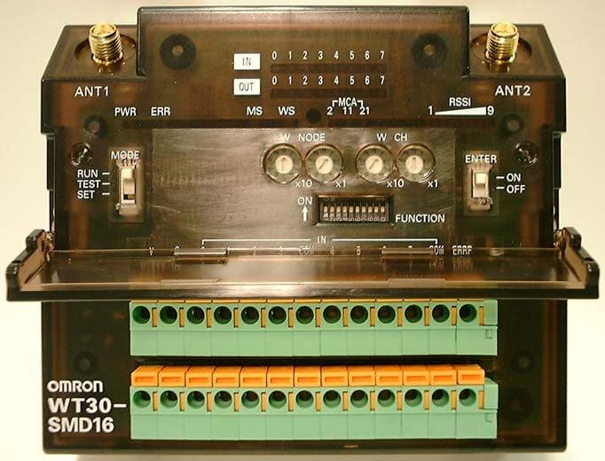Wireless SS Terminal WT30-M01-FLK - FCC ID RXEWT30 - Omron Corporation Okayama factory (2)
