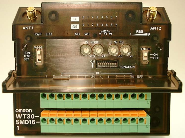 Wireless SS Terminal WT30-M01-FLK - FCC ID RXEWT30 - Omron Corporation Okayama factory