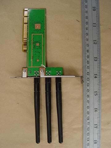 Wireless PCI Card - FCC ID RXZ-WP71RL - Pro-Nets Technology Corporation