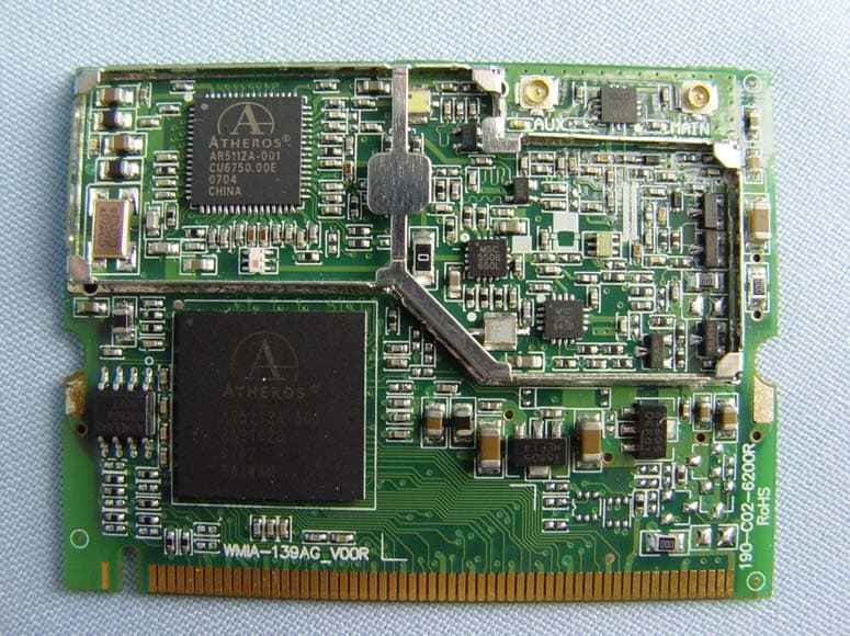 Wireless 802.11a/b/g Mini PCI module - FCC ID RYK-WMIA139AGX - SparkLAN Communications, Inc.