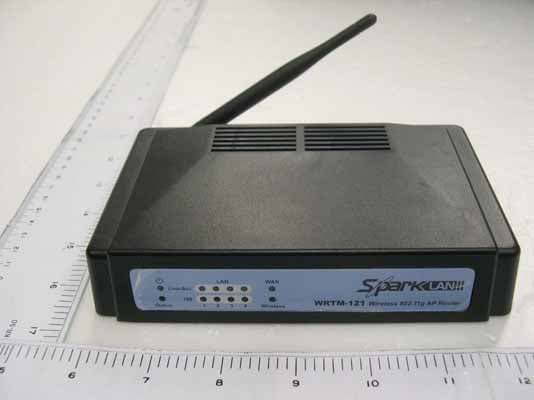 Wireless 802.11g Broadband AP Router - FCC ID RYK-WRTM121 - SparkLAN Communications, Inc.