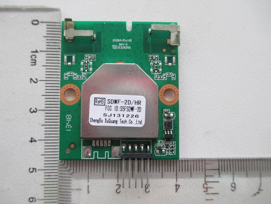 Wi-Fi Module - FCC ID S5FSDWF-2D - ChengDu XuGuang Tech Co., LTD (2)