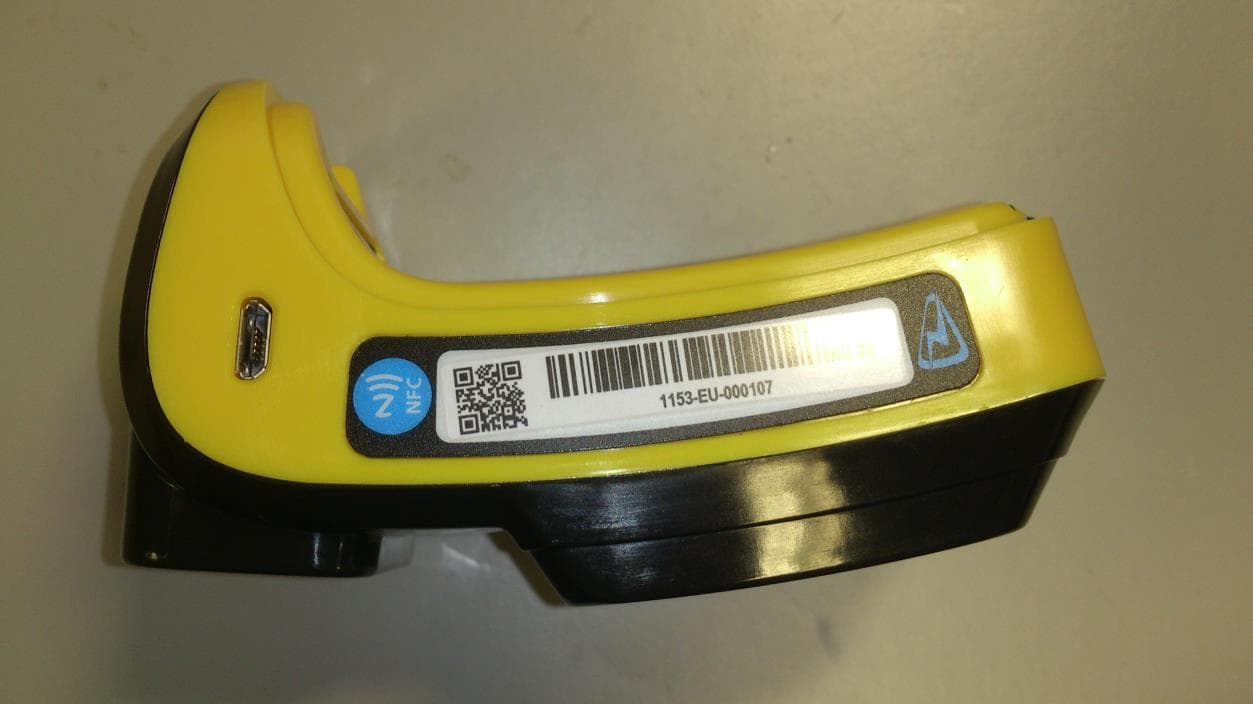 1153 Bluetooth Wearable UHF RFID Reader - FCC ID S6J1153 - Technology Solutions (UK) Ltd (4)