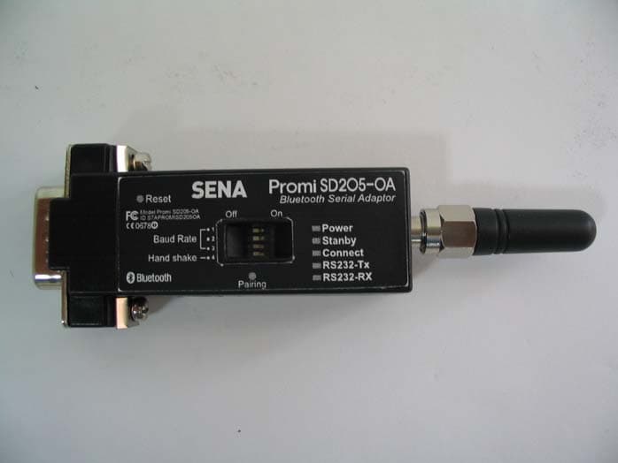 Bluetooth RS232C Serial Adaptor - FCC ID S7APROMISD205OA - Sena Technologies Co., Ltd.