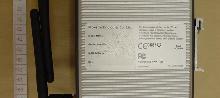 Industrial IEEE 802.11g Wireless AP/Bridge/Client - FCC ID S83-AWK-1100 - Moxa Networking Co., Ltd. (2)