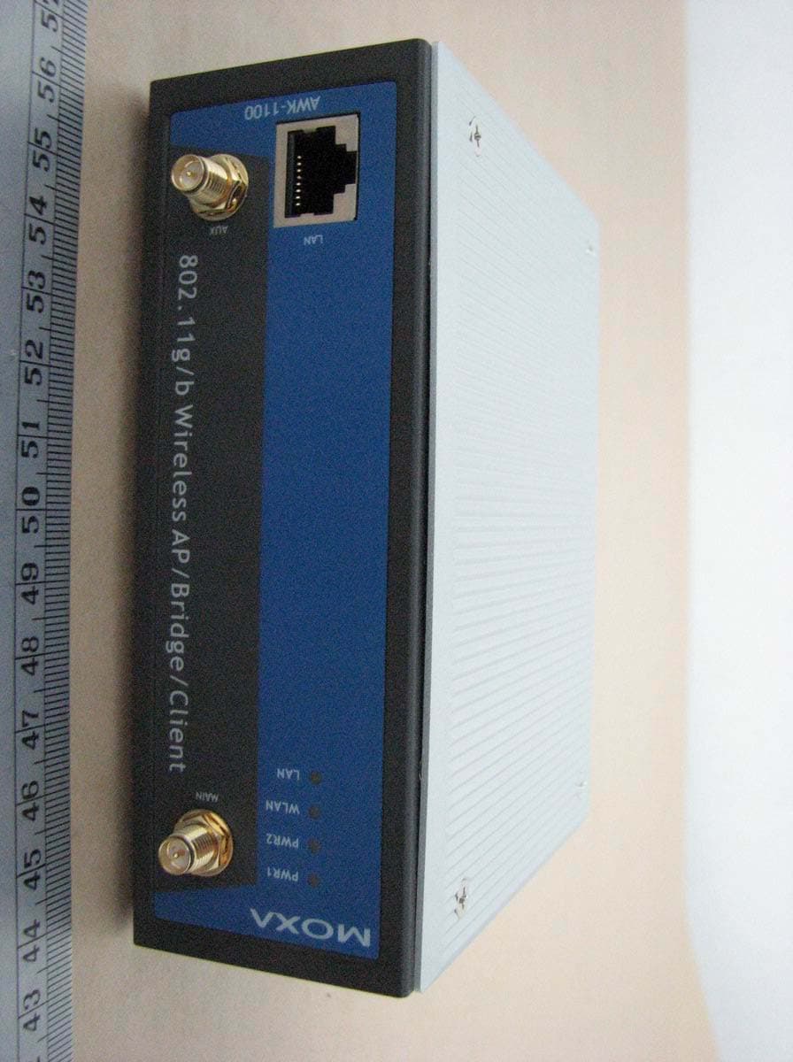 Industrial IEEE 802.11g Wireless Bridge/AP Client - FCC ID S83-AWK-1100B - Moxa Networking Co., Ltd. (5)
